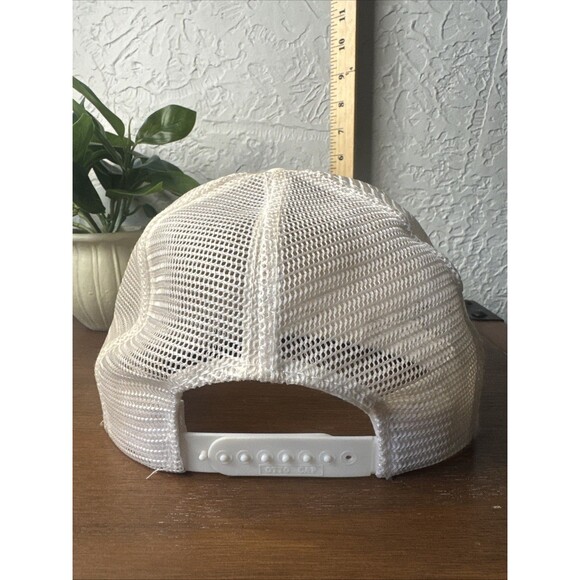 VTG Grain Elevator Generic PIK Almota Foam SnapBack Otto USA 1980s White Farm Ag - Picture 3 of 6